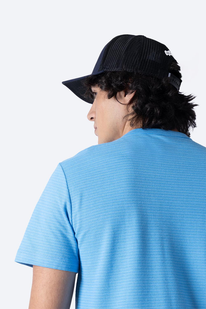 Playera rayada azul claro - Hang Ten 