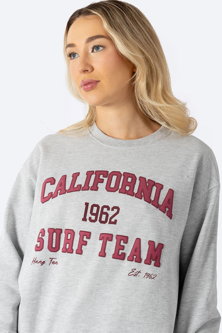 Sudadera cerrada gris  CALIFORNIA 62 - Hang Ten