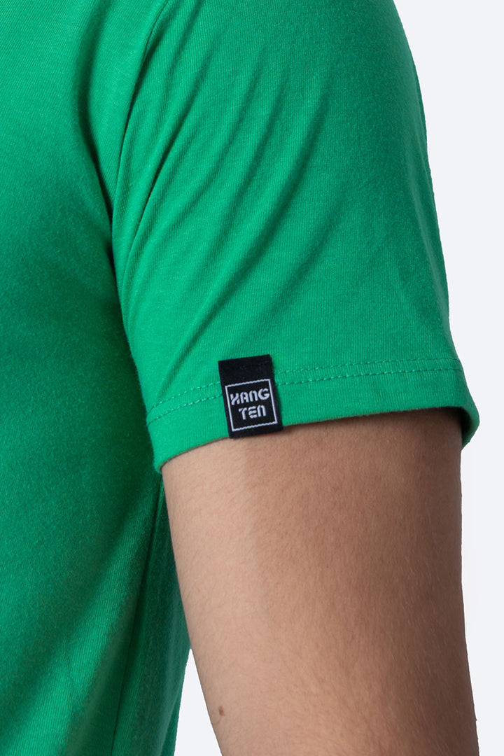 T-shirt verde manga corta Los Ángeles - Hang Ten 