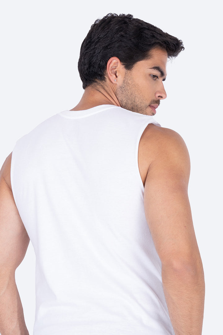 Tank top relaxed fit blanca - Hang Ten