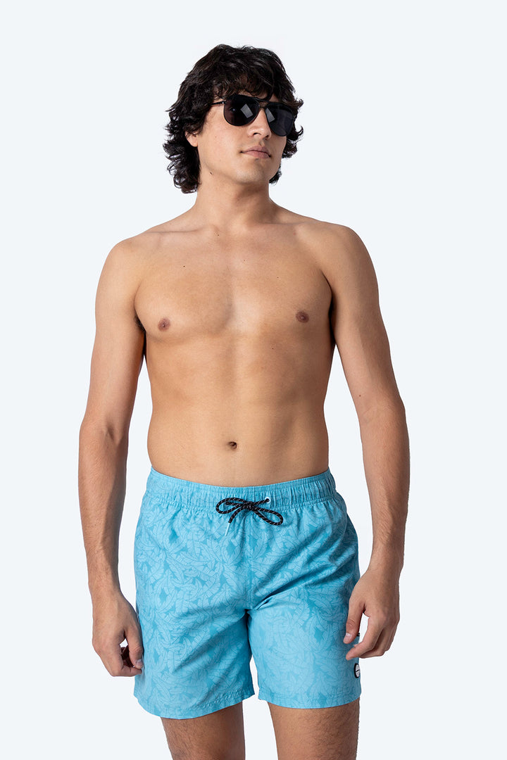 Traje de baño azul heat reactive  - Hang Ten