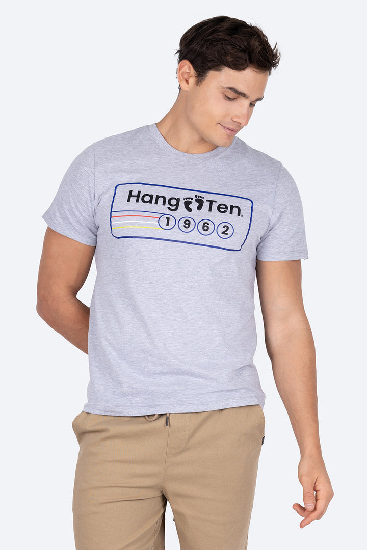 T-shirt gris estampado Hang Ten - Hang Ten