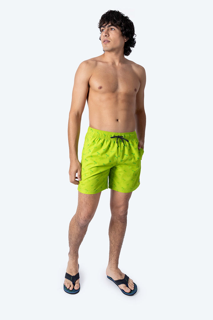 Traje de baño verde heat reactive- Hang Ten