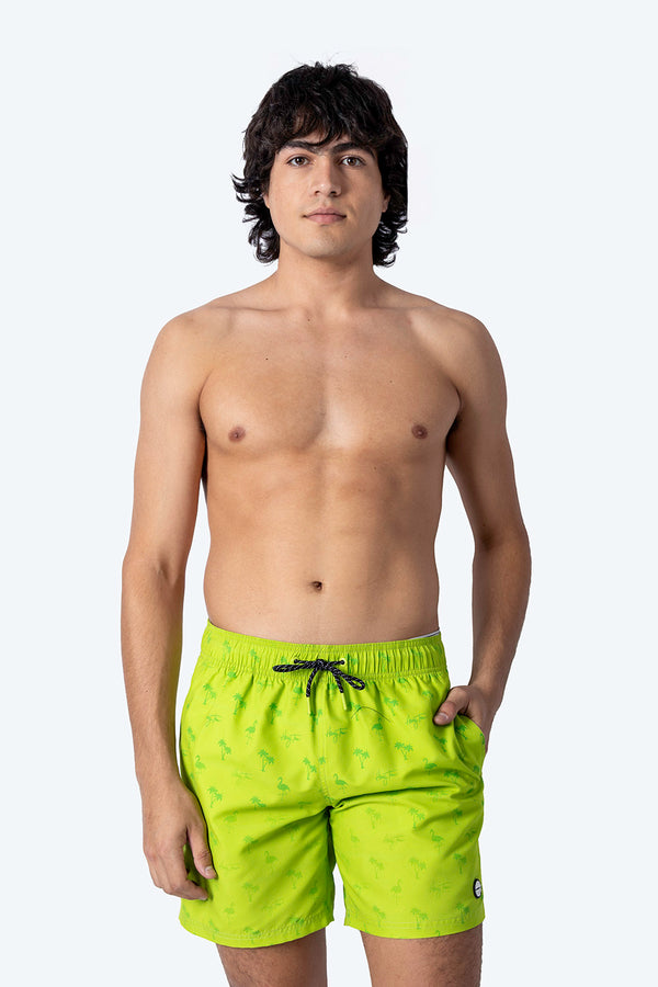 Traje de baño verde heat reactive- Hang Ten