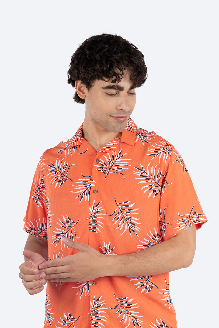 Camisa resort estampada hojas - Hang Ten