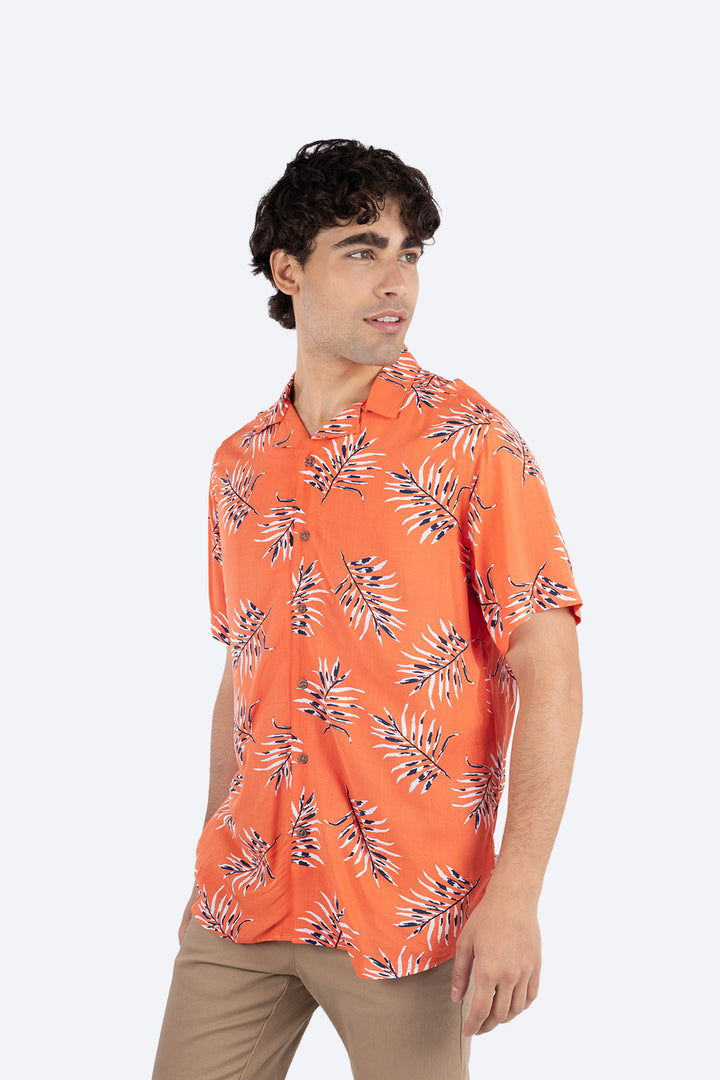 Camisa resort estampada hojas - Hang Ten