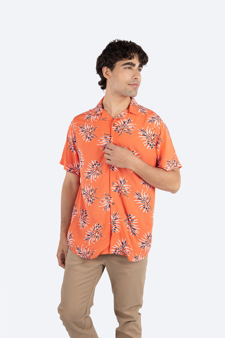 Camisa resort estampada hojas - Hang Ten