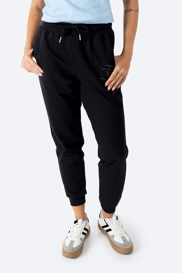 Pantalón deportivo con jareta color negro - Hang Ten