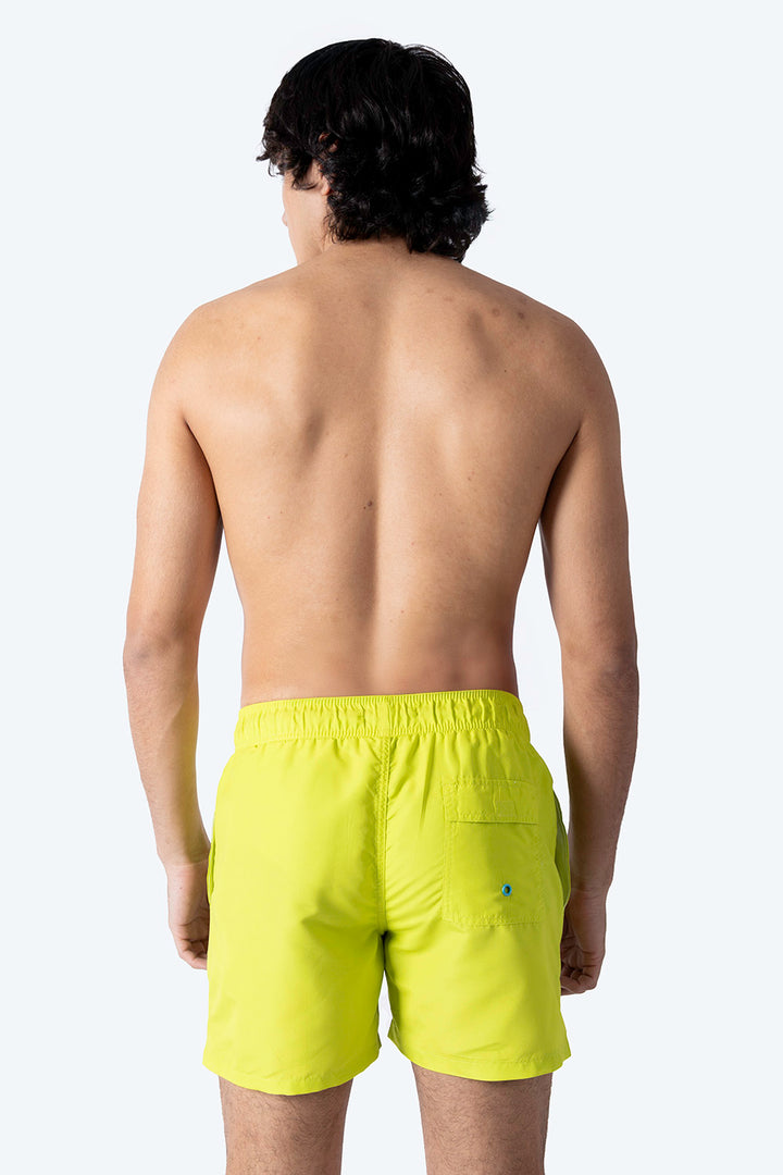 Traje de baño verde con jareta - Hang Ten