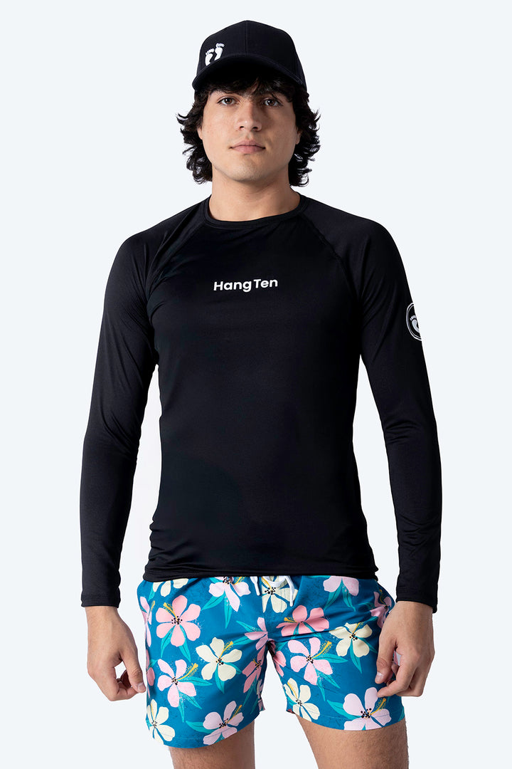 Rashguard negra - Hang Ten