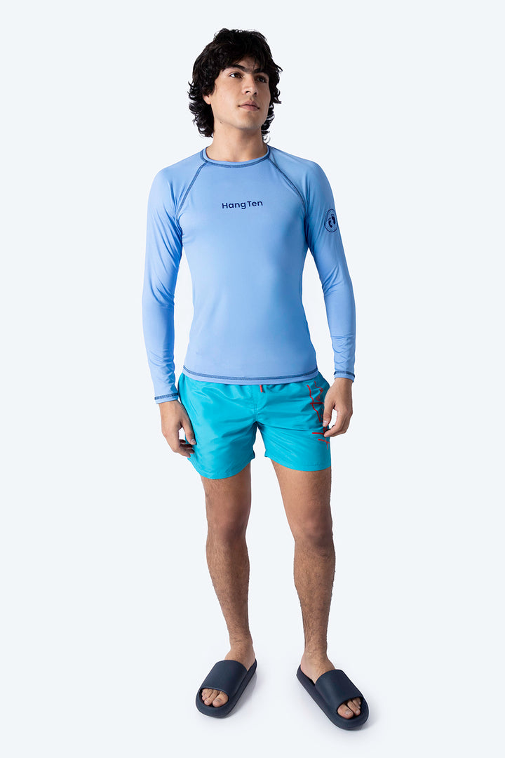 Rashguard azul medio - Hang Ten
