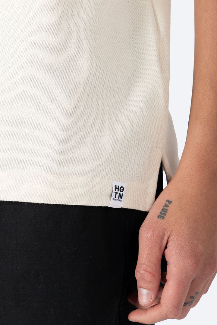 Polo piqué beige new  - Hang Ten 