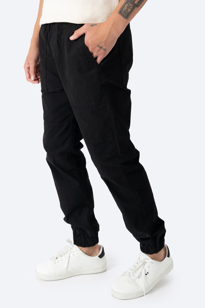 Jogger negro - Hang Ten