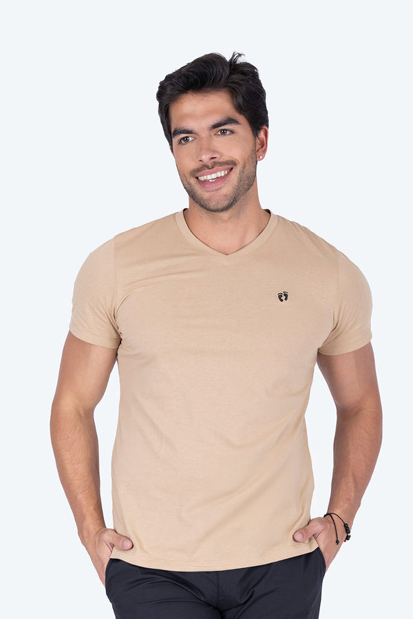 Playera mc cuello V - Hang Ten 