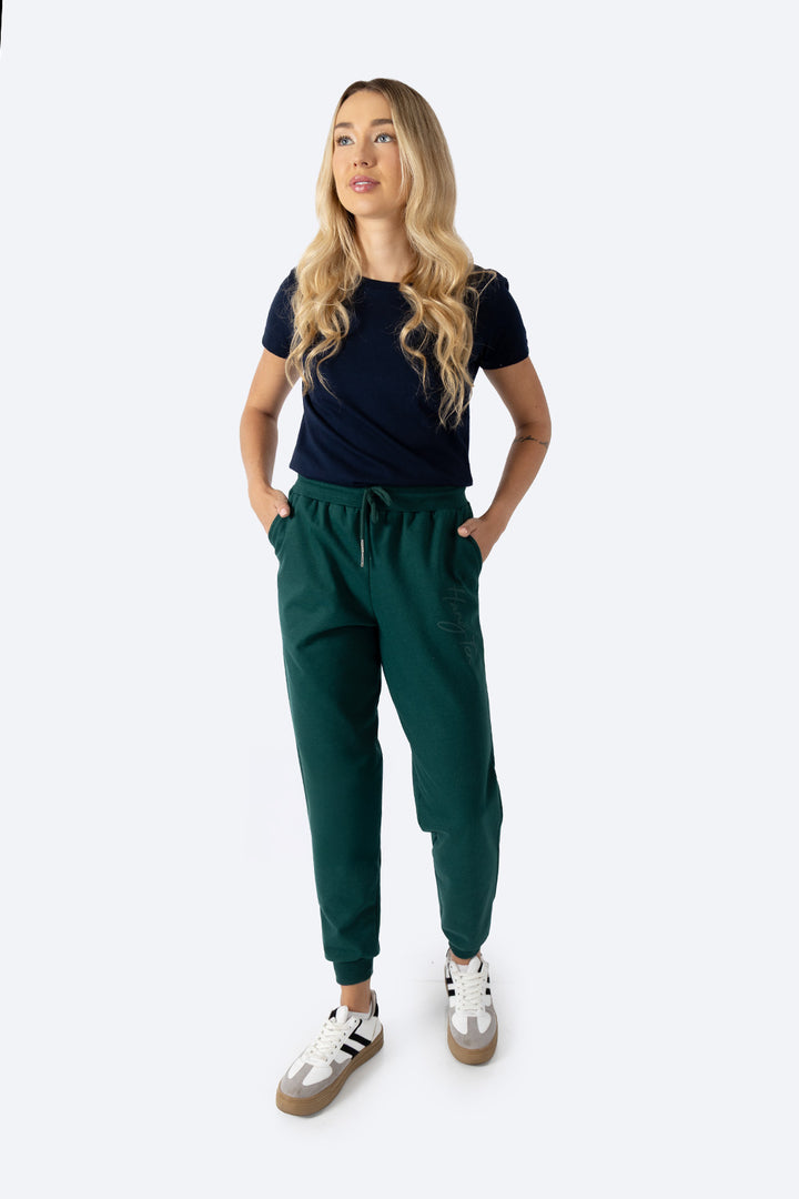 Pantalón deportivo con jareta color verde - Hang Ten