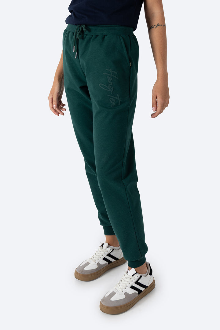 Pantalón deportivo con jareta color verde - Hang Ten