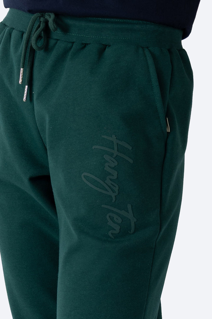 Pantalón deportivo con jareta color verde - Hang Ten