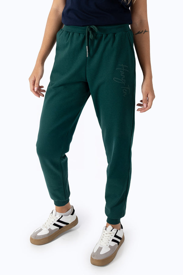 Pantalón deportivo con jareta color verde - Hang Ten
