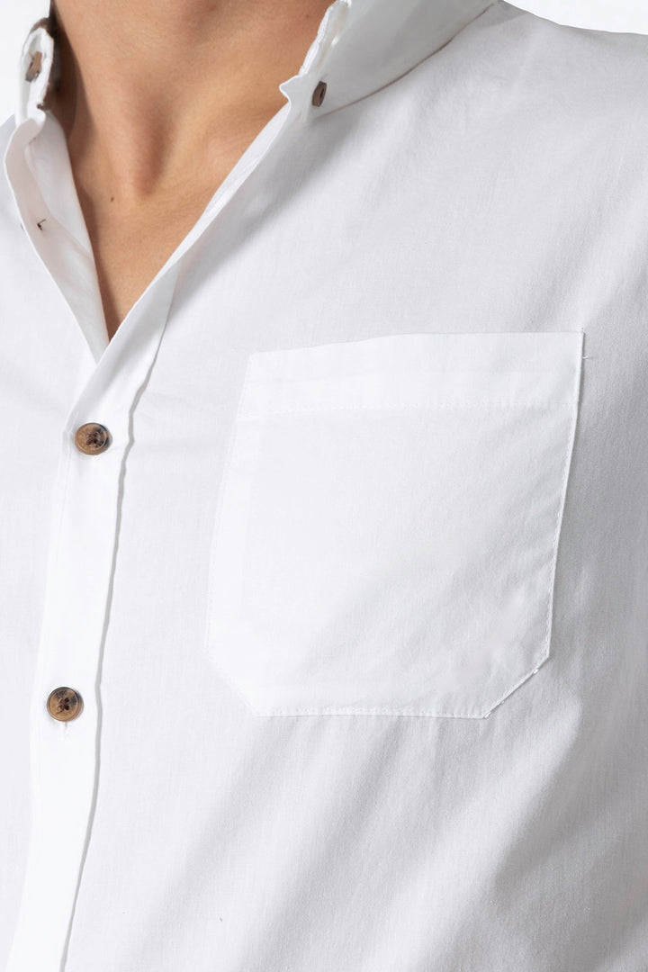  Camisa blanca manga corta - Hang Ten