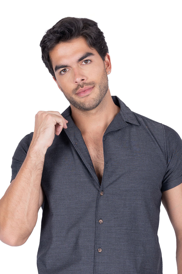 Camisa manga corta negra - Hang Ten
