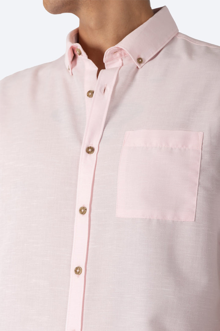 Camisa manga corta rosa claro - Hang Ten