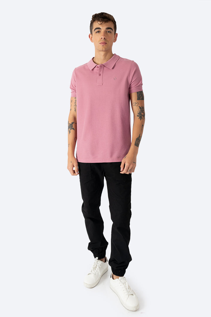 Polo piqué rosa new  - Hang Ten 