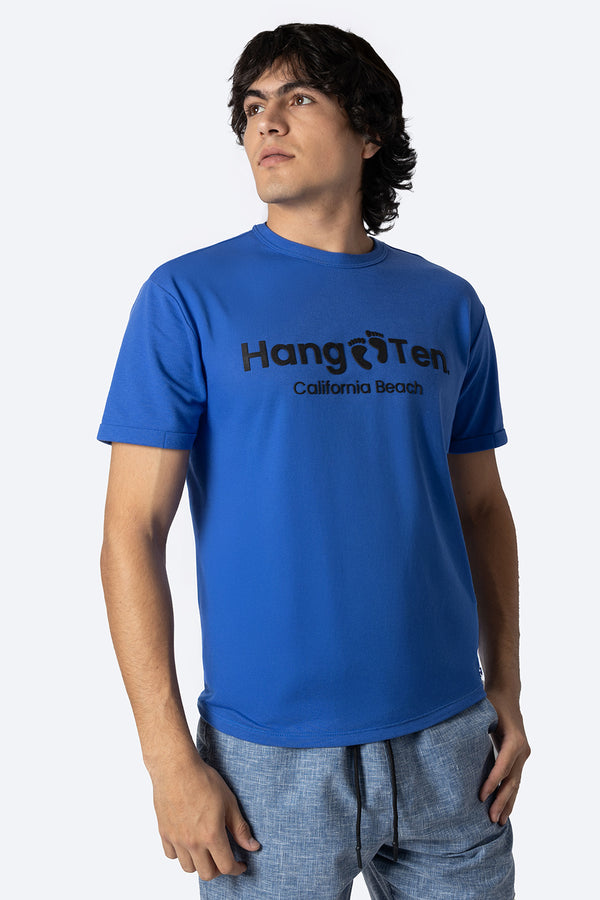 Playera azul rey cuello redondo Hang Ten California - Hang Ten 