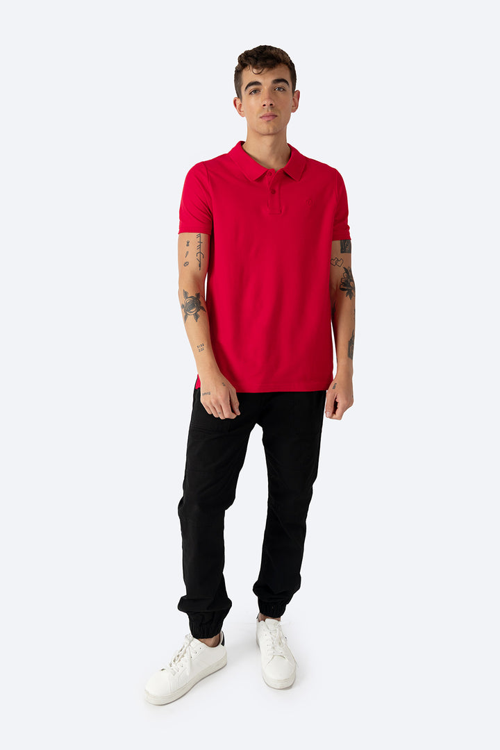 Polo piqué roja new - Hang Ten 