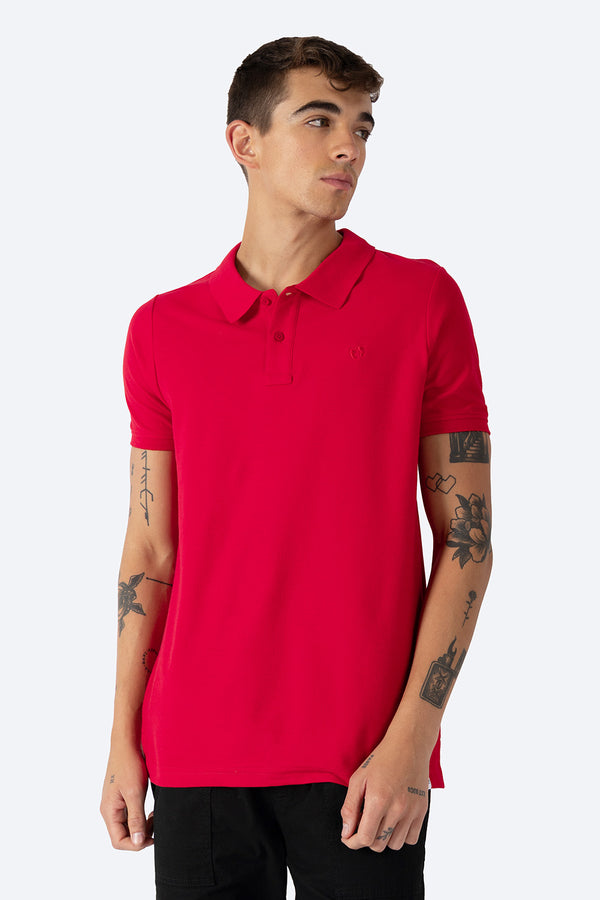 Polo piqué roja new - Hang Ten 