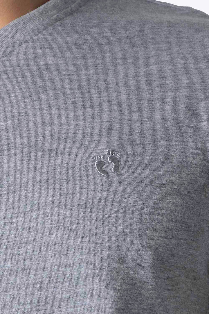 Playera básica cuello v gris - Hang Ten 