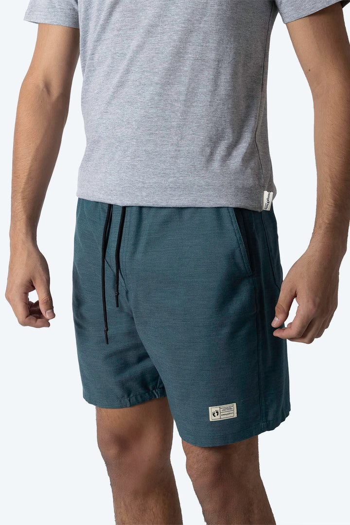 Bermuda casual verde con jareta - Hang Ten