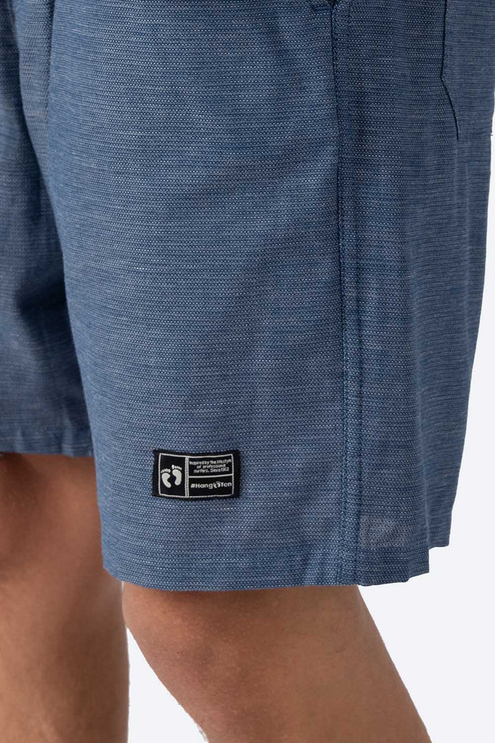 Bermuda básica azul oscuro con jareta - Hang Ten