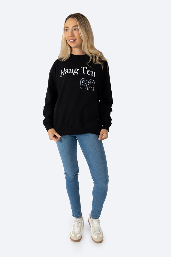 Sudadera cerrada negra  HANG TEN 62 - Hang Ten