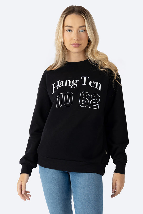 Sudadera cerrada negra  HANG TEN 62 - Hang Ten