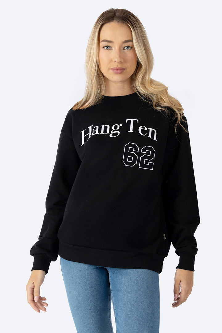 Sudadera cerrada negra  HANG TEN 62 - Hang Ten
