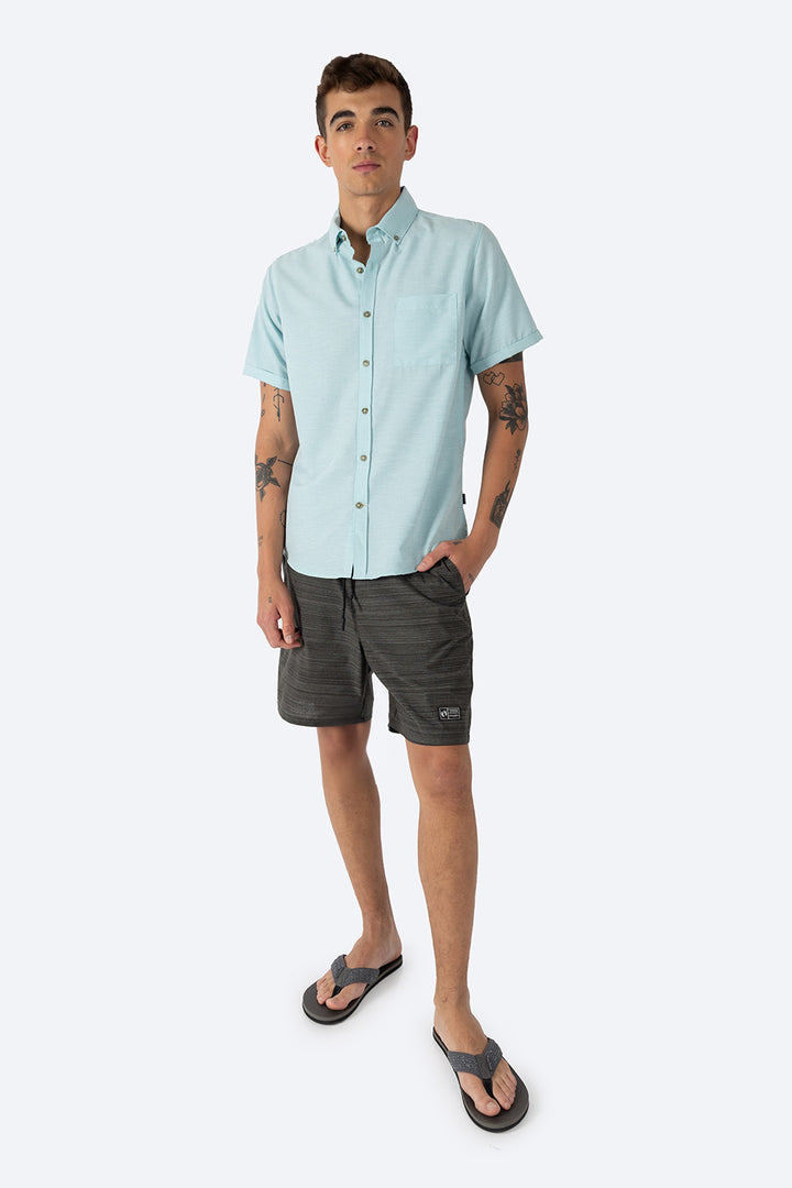 Camisa manga corta aqua - Hang Ten
