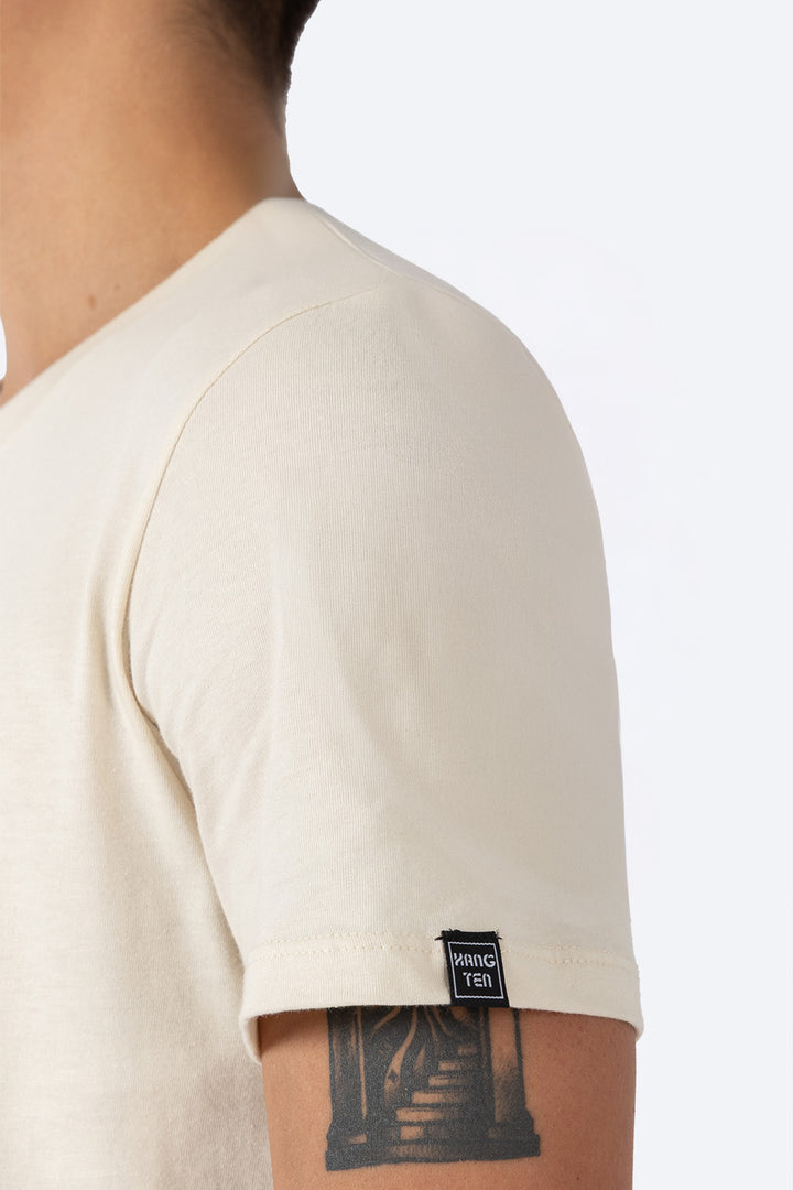 T-shirt beige claro "Hang Ten" - Hang Ten 