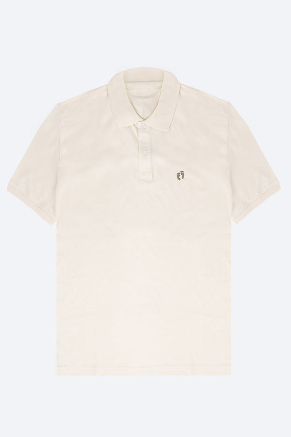 Polo chifón beige - Hang Ten