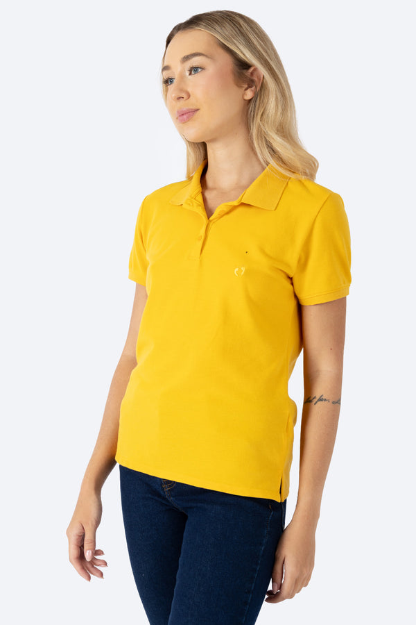 Polo piqué new amarilla - Hang Ten