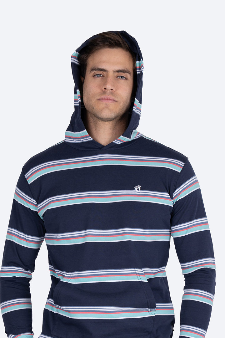 Sudadera rayada azul - Hang Ten 