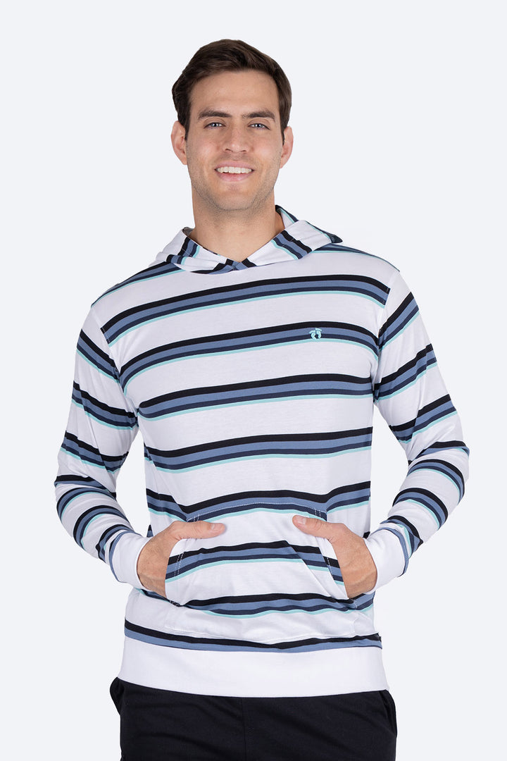 Sudadera rayada con capucha - Hang Ten 