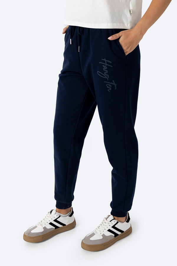 Pantalón deportivo con jareta azul marino - Hang Ten