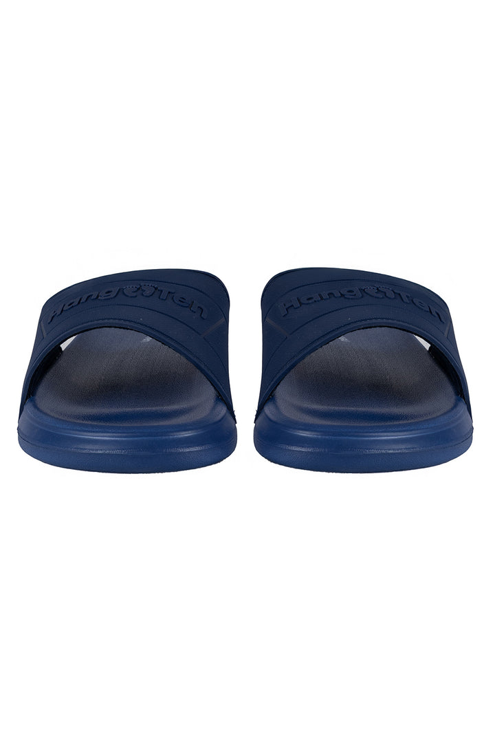 Sandalias azules con logo en relieve  - Hang Ten