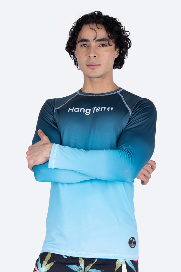 Rashguard turquesa degradado - Hang Ten