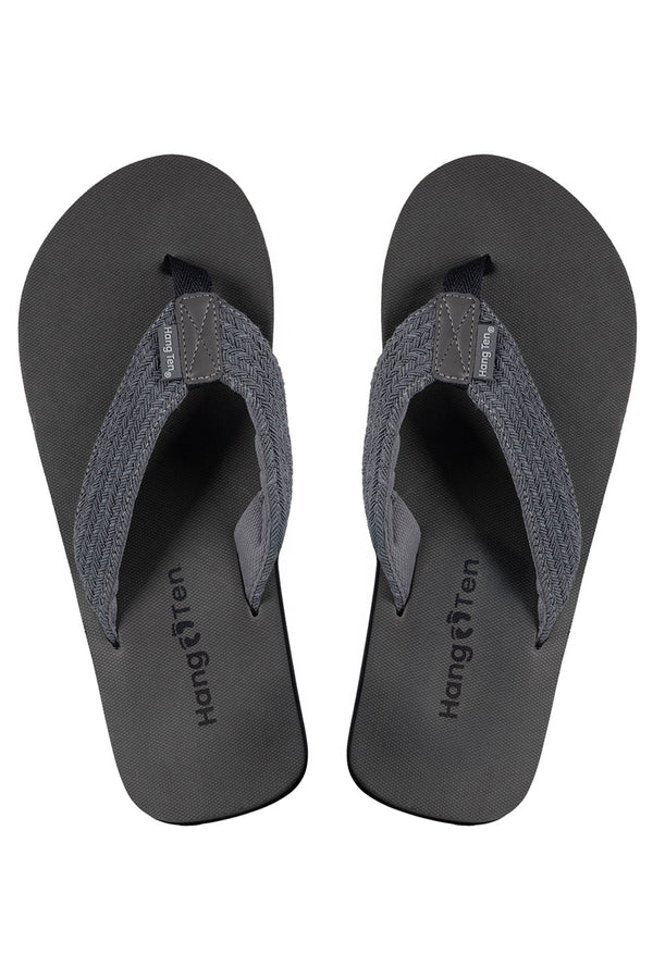 Sandalia casual tejida gris - Hang Ten