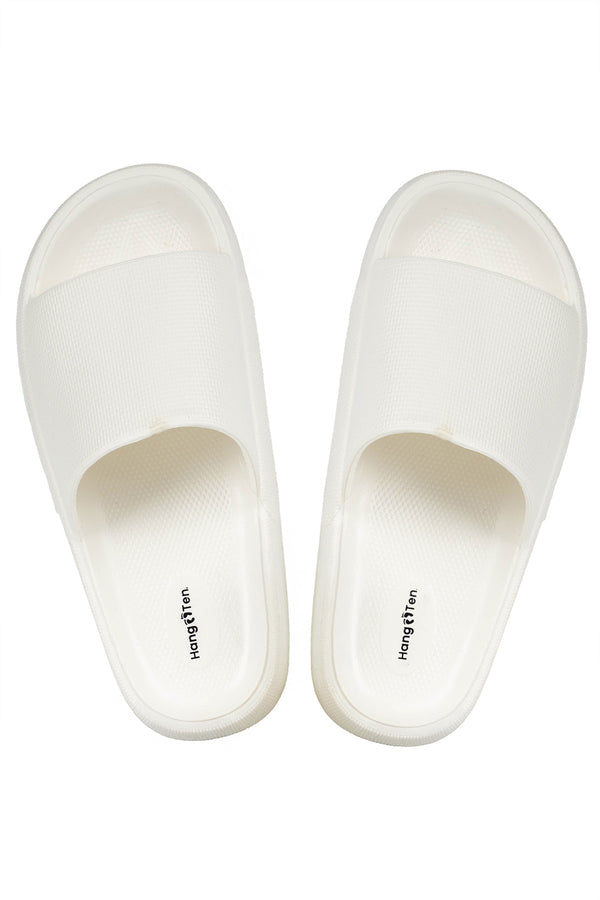 Sandalias blancas suela gruesa - Hang Ten