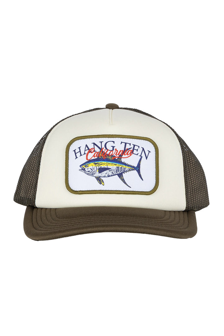 Gorra de red beige con verde - Hang Ten 
