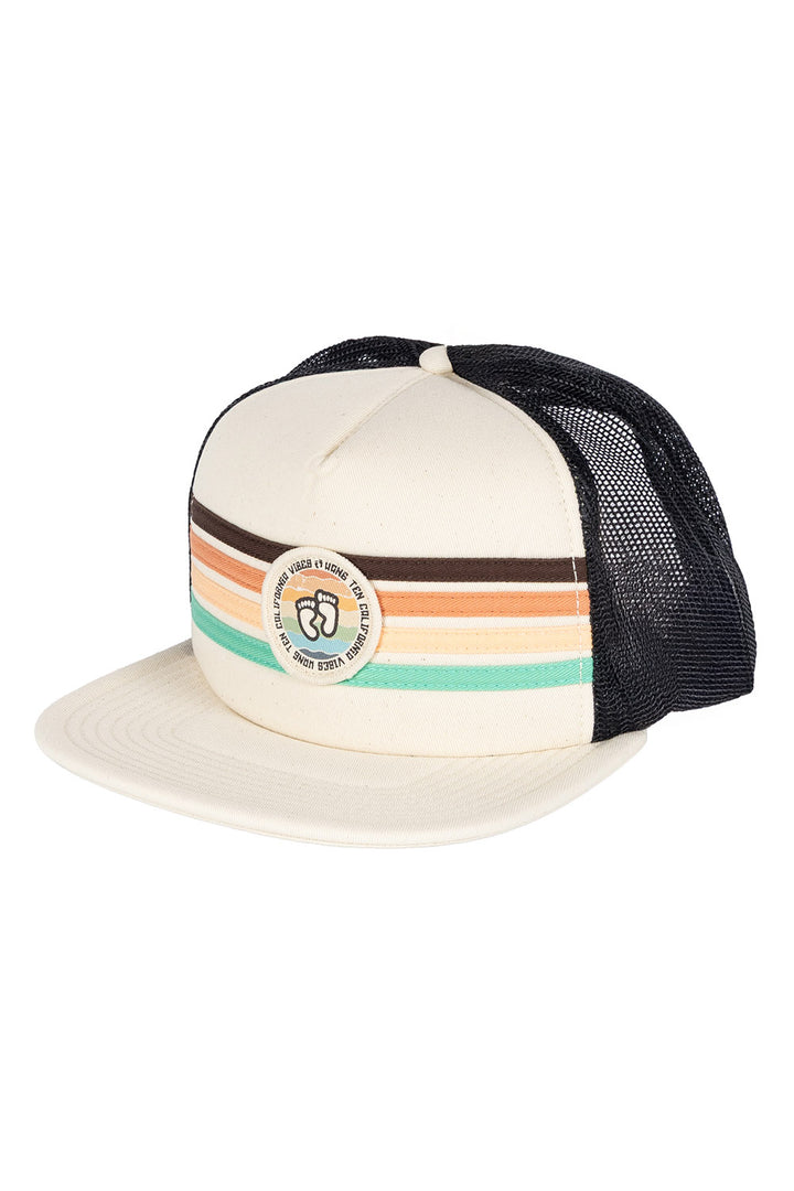 Gorra de red beige con negro - Hang Ten 