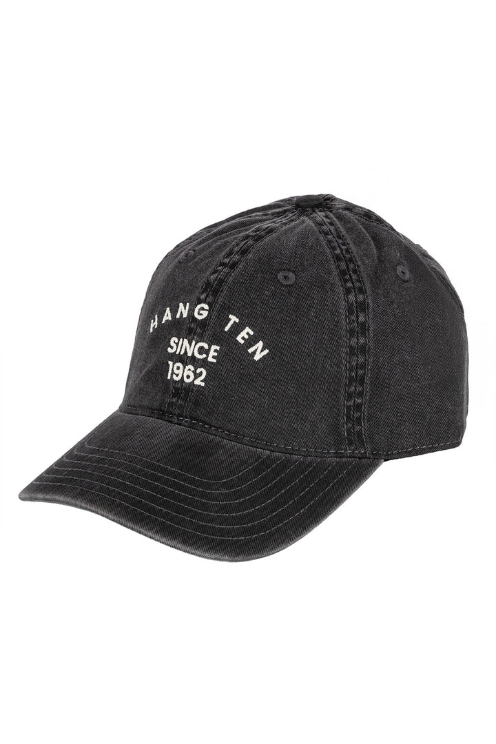 Gorra negra deslavada HANG TEN 1962 - Hang Ten