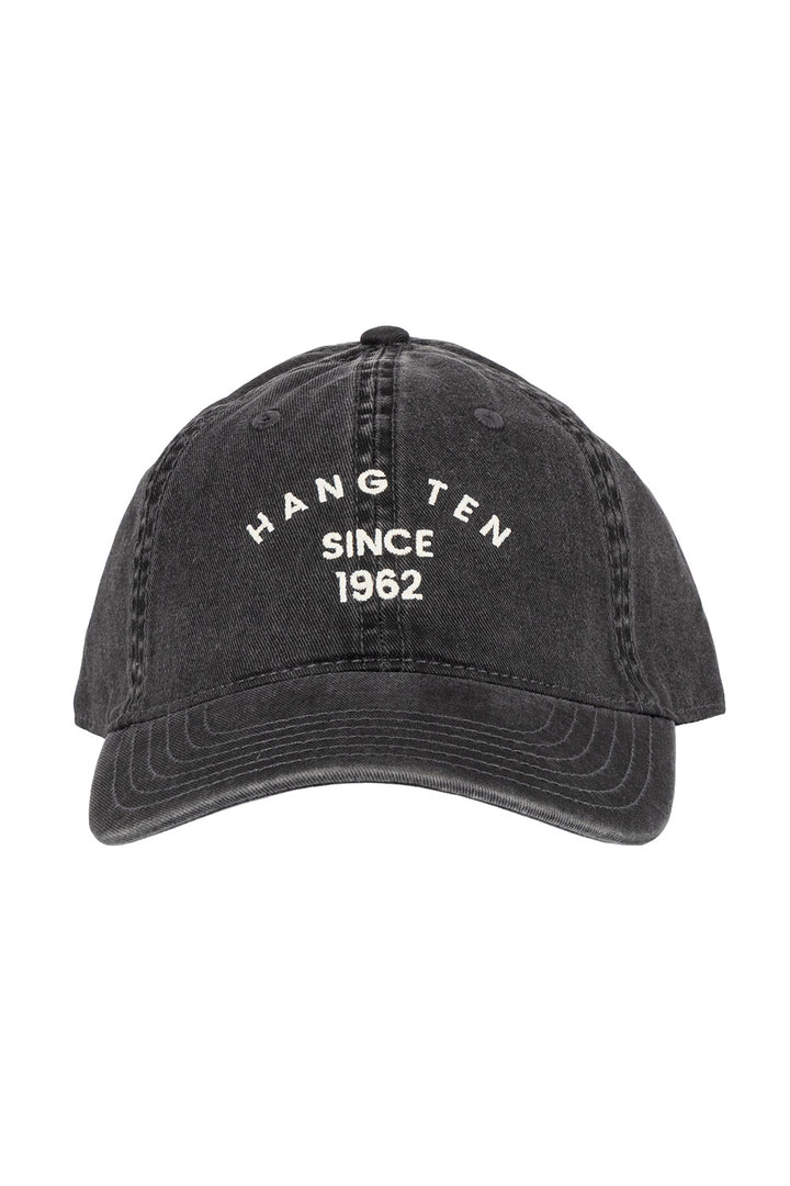 Gorra negra deslavada HANG TEN 1962 - Hang Ten